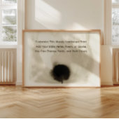 Aangepaste prijsopgave Uw eigen woorden uploaden W Poster