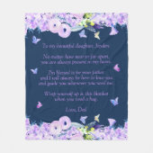 Aangepaste prijsopgave voor vader op doedelgriekba fleece deken (Voorkant)