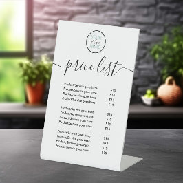 Aangepaste prijspodium voor bedrijven reclamebord met voetstuk