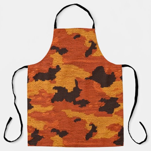 Aangepaste Print BBQ Schort voor Chefs Large (Voorkant)