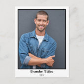 Aangepaste Print Briefkaarten voor Acteurs (Voorkant)