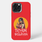 Aangepaste Print Desi Wedding Shaadi Vibes iPhone Hoesje (Achterkant)