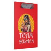 Aangepaste Print Desi Wedding Shaadi Vibes Klembord (Rechts)