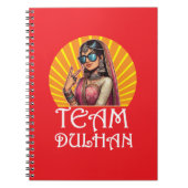 Aangepaste Print Desi Wedding Shaadi Vibes Notitieboek (Voorkant)