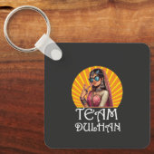 Aangepaste Print Desi Wedding Shaadi Vibes Sleutelhanger (Voorkant)