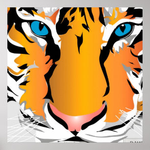 AANGEPASTE PRINT - TIJGER-SINAASAPPEL