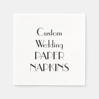 Aangepaste Print Wedding Party Papieren servetten