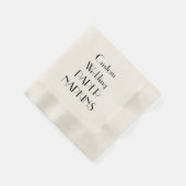Aangepaste Print Wedding Party Papieren servetten (Hoek)