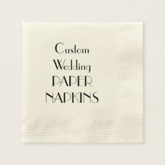 Aangepaste Print Wedding Party Papieren servetten