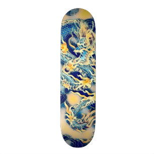Aangepaste printkaart voor antieke dragon Scroll E Skateboard