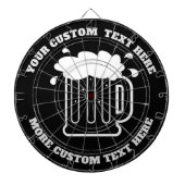 Aangepaste printplaat voor café, café, bar of man  dartbord (Voorkant)