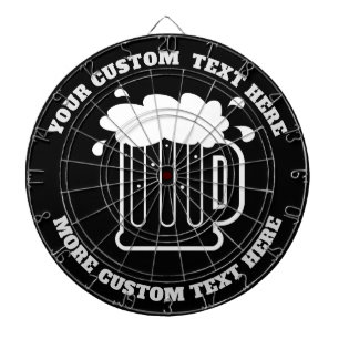 Aangepaste printplaat voor café, café, bar of man  dartbord