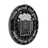 Aangepaste printplaat voor café, café, bar of man dartbord (Voorkant Links)