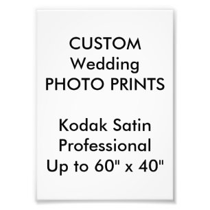 Aangepaste Prints voor 5 x 7 inch Professional-fot Foto Afdruk