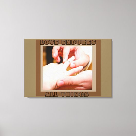 aangepaste prints voor bruiloft met canvas (Voorkant)