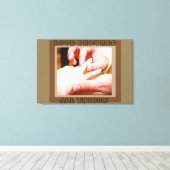 aangepaste prints voor bruiloft met canvas (Insitu (Houten vloer))