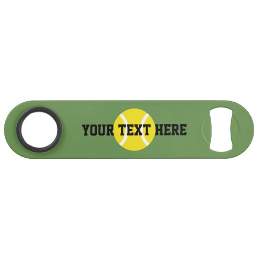 Aangepaste Pro Speed flesopener tennisbuscadeaus Speed Flessenopener (Voorkant (Horizontaal))