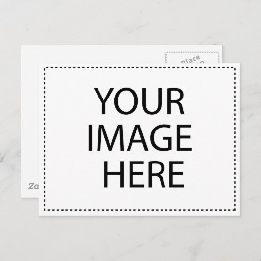 aangepaste producten, online winkelcentrum; briefkaart (Voorkant / Achterkant)