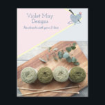 Aangepaste productfoto's Handgemaakte Craft Busine Flyer<br><div class="desc">Feminine flyers - ideaal voor breien, haakwerk, macrame of andere garens. Het ontwerp is voorzien van een hartvormige bol van garens en breinaalden en een kleurenpalet van pastelroze, blauw en geel. De sjabloon wordt opstelling voor u om uw bedrijfsnaam en tagline (of u bent welkom om onze steekproeflijn te gebruiken)...</div>