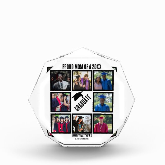 Aangepaste proefmoeder van jaar Afstuderen fotocol Fotoblokken (Voorkant)