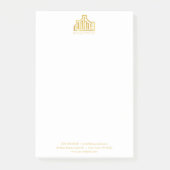 Aangepaste professionele 4" x 6" Post-it® notities Notes (Voorkant)