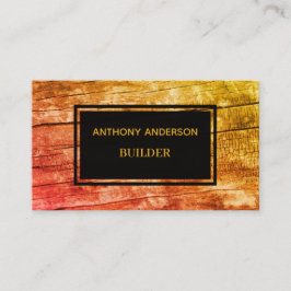 Aangepaste professionele constructie visitekaartje