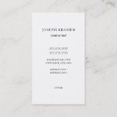 Aangepaste professionele consulting visitekaartje (Achterkant)