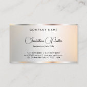 Aangepaste Professionele Elegante Gouden Look Sjab Visitekaartje (Achterkant)