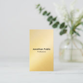 Aangepaste Professionele Elegante Sjabloon Faux Go Visitekaartje (Staand voorkant)