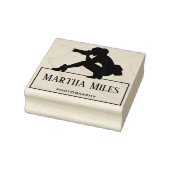 Aangepaste professionele fotografie Logo met naam Rubberstempel (Stempel)