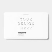 Aangepaste professionele ID-badge Badge (Voorzijde)