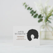 Aangepaste professionele kaart visitekaartje (Staand voorkant)