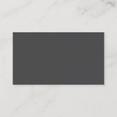 Aangepaste professionele klassieke stronk maal ver visitekaartje (Achterkant)