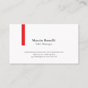 Aangepaste professionele klassieke zwart-wit ontwe visitekaartje