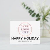 Aangepaste professionele Logo – Geen minimale best Feestdagenkaart (Staand voorkant)