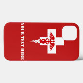 Aangepaste professionele medische gevallen Case-Mate iPhone case (Achterkant (horizontaal))