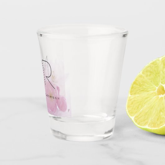 Aangepaste professionele miniatuur van Monogram Shot Glas (Rechts)
