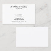 Aangepaste professionele, moderne, eenvoudige Sjab Visitekaartje (Voorkant / Achterkant)