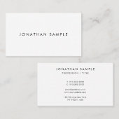 Aangepaste Professionele Moderne Elegante Eenvoudi Visitekaartje (Voorkant / Achterkant)