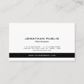 Aangepaste Professionele Moderne Elegante Eenvoudi Visitekaartje (Voorkant)