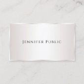 Aangepaste professionele moderne, elegante Sjabloo Visitekaartje (Voorkant)