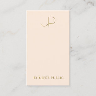 Aangepaste professionele monogram elegante sjabloo visitekaartje