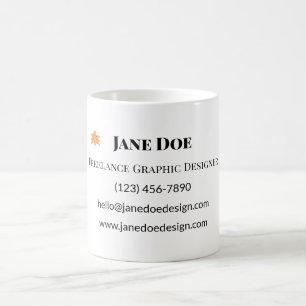 Aangepaste professionele of persoonlijke contact K Koffiemok