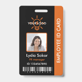 Aangepaste professionele personeelskaart met foto  badge