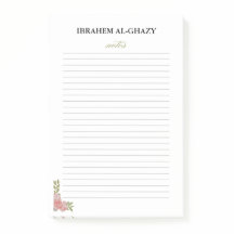 Aangepaste professionele post IT Notities ontwerp