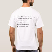 Aangepaste professionele promotionele T-Shirt (Achterkant)