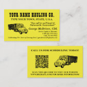 Aangepaste professionele QR code Visitekaartje (Voorkant / Achterkant)