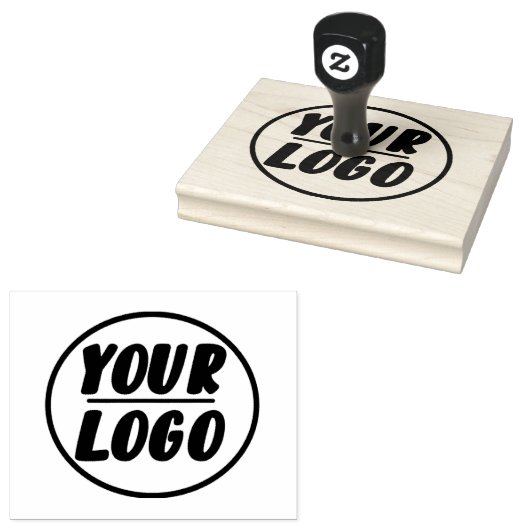 Aangepaste professionele zakelijke Logo Large Rubberstempel (Gestempeld)