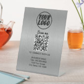 Aangepaste professionele zakelijke Logo QR code zi Reclamebord Met Voetstuk (Insitu)
