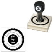 Aangepaste professionele zakelijke Logo & rustieke Rubberstempel (Gestempeld)